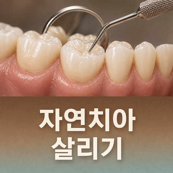 자연치아 보존진료 안내